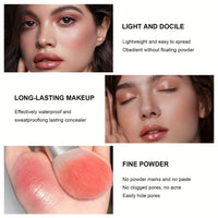 HKM-634963 12-Color Cream Blush Palette - Matte, Shimmer, and High-Gloss Finish for Neutral Skin Tones