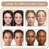 HKM-634963 12-Color Cream Blush Palette - Matte, Shimmer, and High-Gloss Finish for Neutral Skin Tones