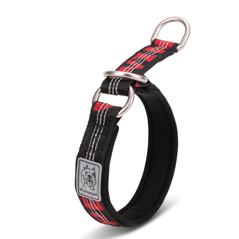 HKM-651091 Small Dog Collar in Army Green, Orange, Purple, Royal Blue, and Black/Red ¨C Various Sizes Available