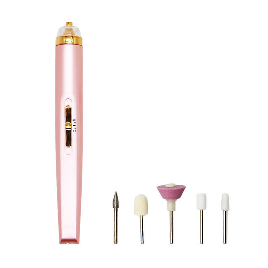 HKM-066963 Five-in-One Electric Nail Polisher with Rechargeable Battery and LED Light