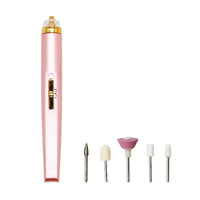 HKM-066963 Five-in-One Electric Nail Polisher with Rechargeable Battery and LED Light