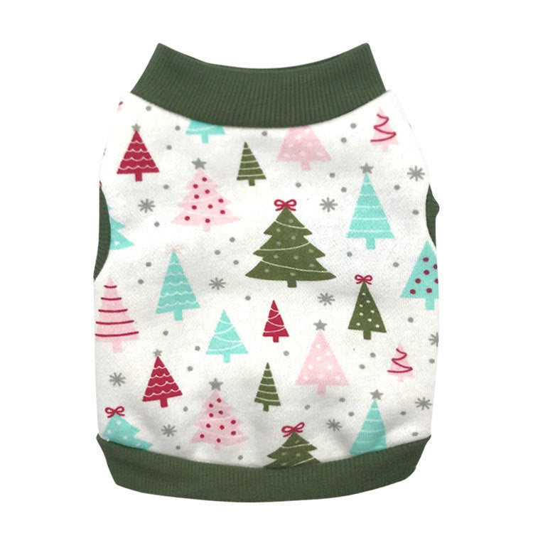 HKM-380243 Festive Fleece Vest for Dogs and Cats - Casual Two-Legged Apparel