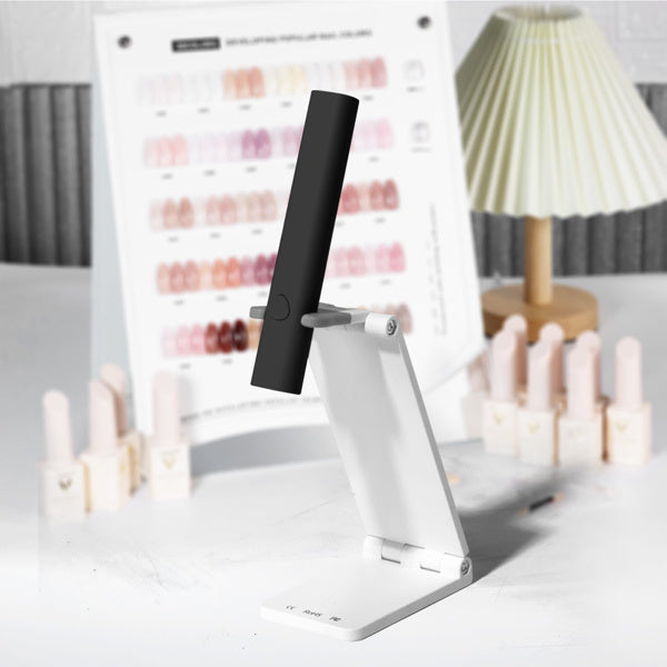 HKM-295187 Portable Handheld UV LED Nail Dryer with Adjustable Stand and USB Rechargeable Design