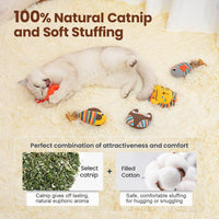 HKM-304275 Durable Catnip Jungle Animal Toys - Interactive Bite-Resistant Kicker Toys for Indoor Cats