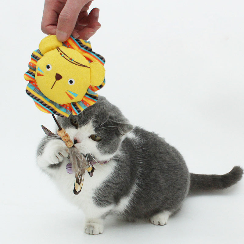 HKM-304275 Durable Catnip Jungle Animal Toys - Interactive Bite-Resistant Kicker Toys for Indoor Cats