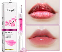 HKM-219347 Cherry Blossom Lip Serum with Natural Extracts for Hydration and Nourishment, 0.1 fl. oz / 3ml