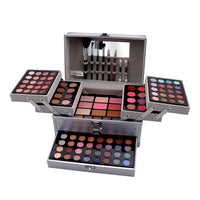 HKM-860883 Lip Pencil and Blush Makeup Set with Gloss, Eye Shadow, and Brush for Even Skin Tone