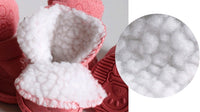HKM-099987 Lambskin Winter Dog Boots - 4 Piece Set for Small to Extra Large Dogs