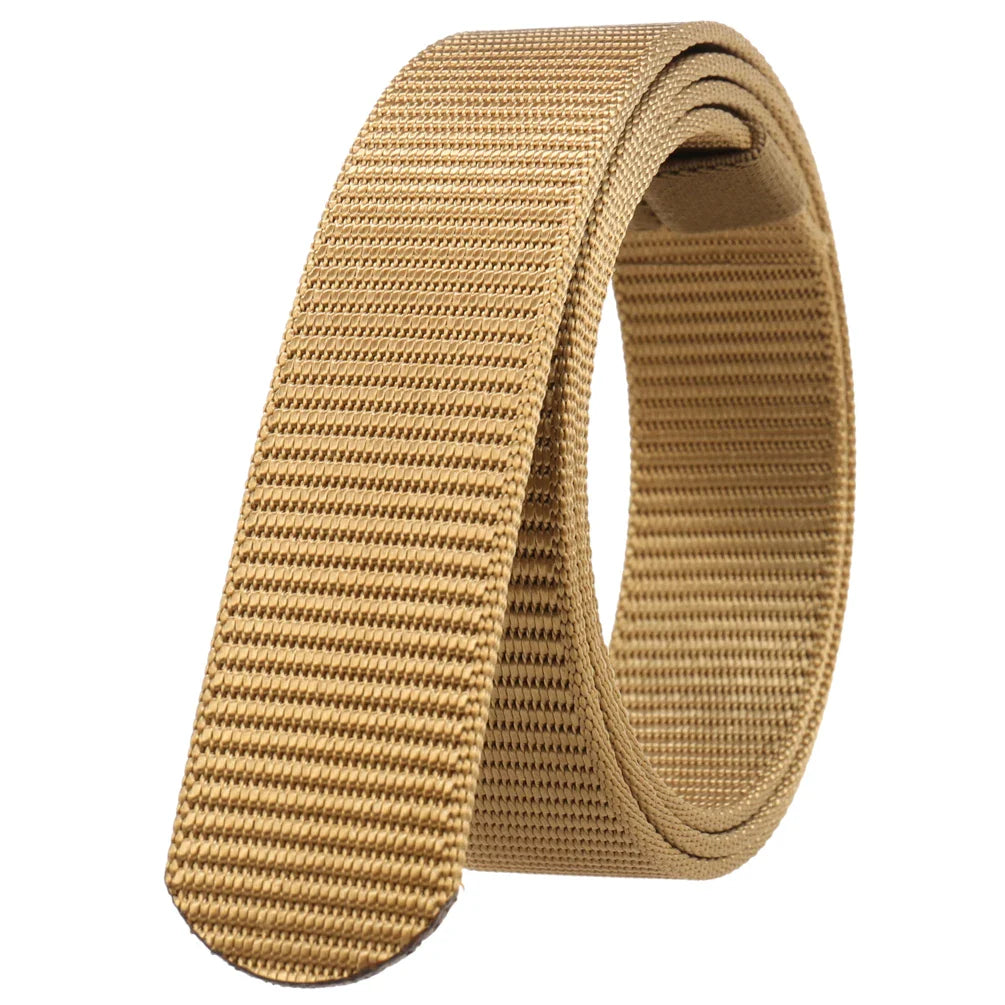 HKM-799443 Nylon Braided Belt Strip - Model LY34-3713, Buckle-Free Design, Adjustable and Durable Fashion Accessory - 5 Pieces