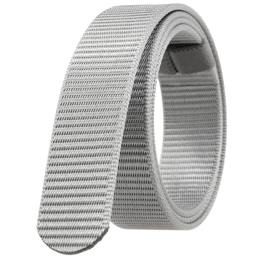 HKM-799443 Nylon Braided Belt Strip - Model LY34-3713, Buckle-Free Design, Adjustable and Durable Fashion Accessory - 5 Pieces