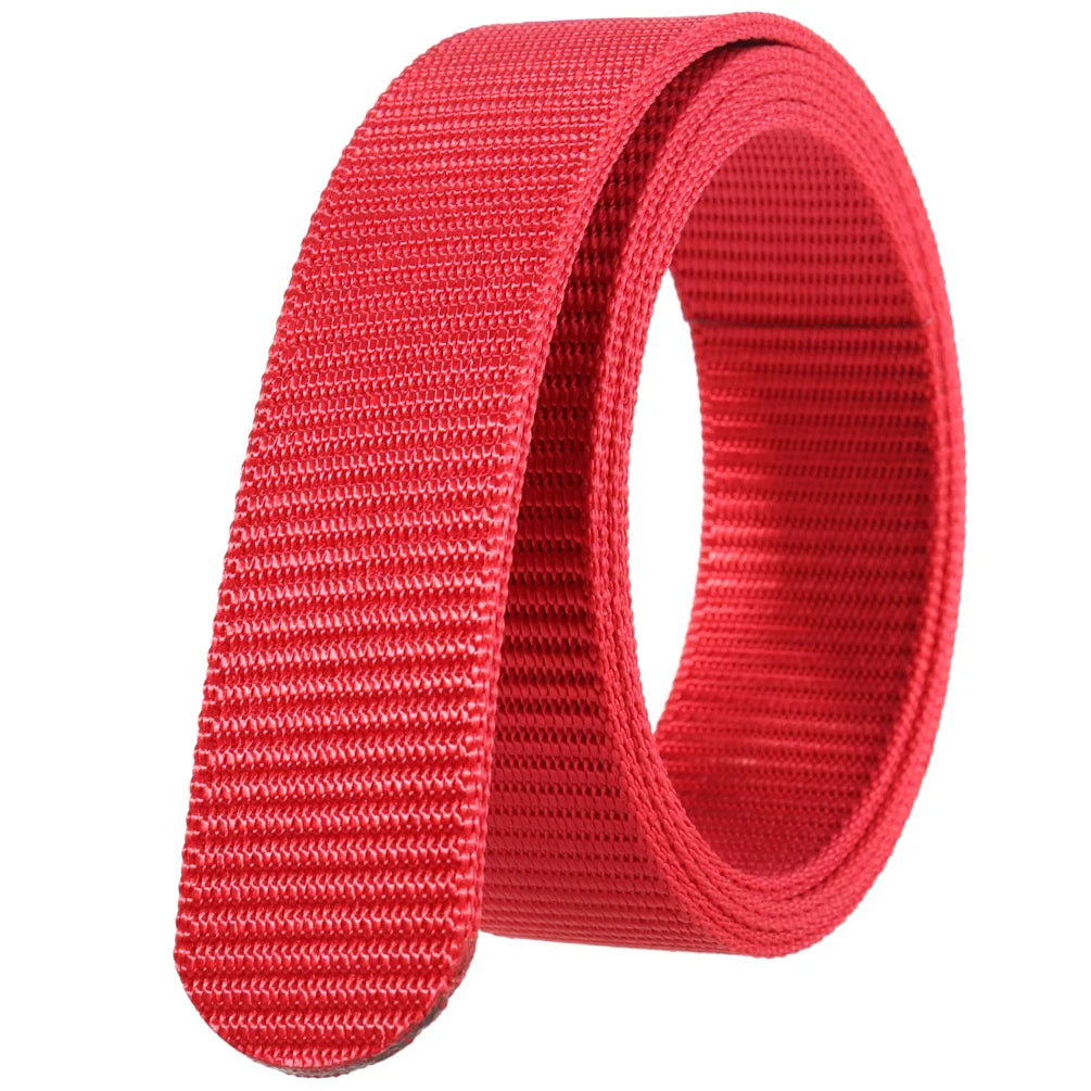 HKM-799443 Nylon Braided Belt Strip - Model LY34-3713, Buckle-Free Design, Adjustable and Durable Fashion Accessory - 5 Pieces