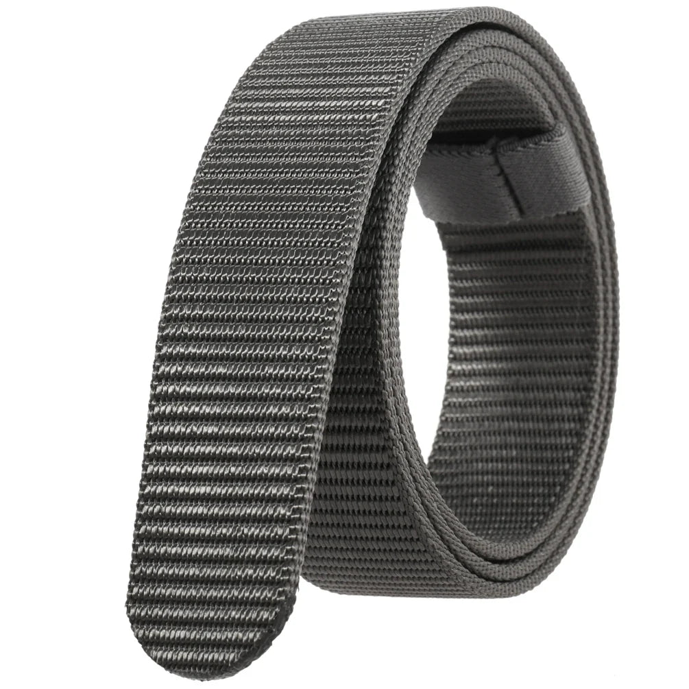 HKM-799443 Nylon Braided Belt Strip - Model LY34-3713, Buckle-Free Design, Adjustable and Durable Fashion Accessory - 5 Pieces