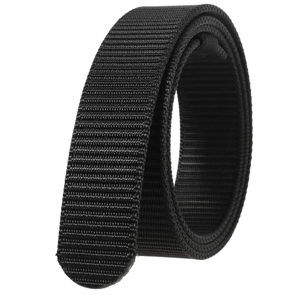 HKM-799443 Nylon Braided Belt Strip - Model LY34-3713, Buckle-Free Design, Adjustable and Durable Fashion Accessory - 5 Pieces