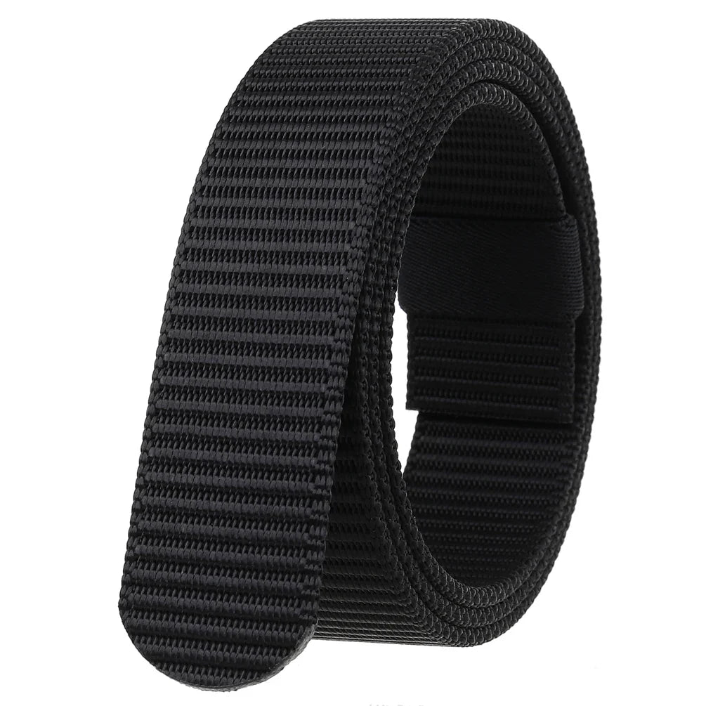 HKM-799443 Nylon Braided Belt Strip - Model LY34-3713, Buckle-Free Design, Adjustable and Durable Fashion Accessory - 5 Pieces