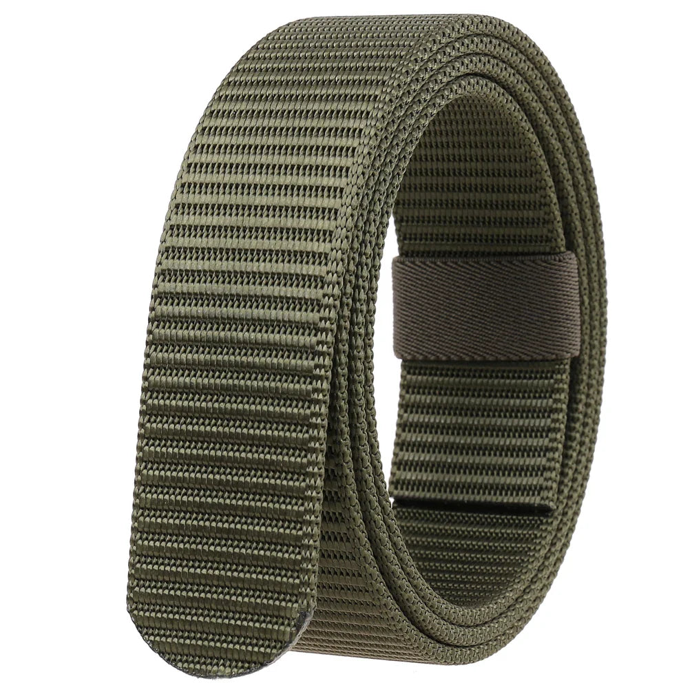 HKM-799443 Nylon Braided Belt Strip - Model LY34-3713, Buckle-Free Design, Adjustable and Durable Fashion Accessory - 5 Pieces