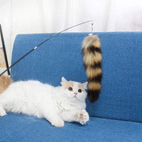 HKM-630803 Interactive Cat Toy Wand with Elastic String for Engaging Playtime