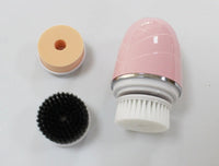 HKM-638611 Portable Waterproof Rotary Face Washing Electric Cleaning Brush with Bamboo Charcoal Brush Head and Dual-Frequency Settings
