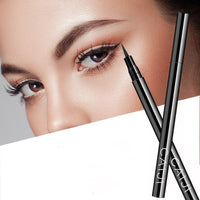 HKM-457299 Cool Black Soft Hair Eyeliner Pen - Smudge-Free Formula, Model CJ-04
