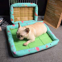 HKM-749843 Double-Sided Pet Nest for Small to Medium Dogs - Breathable Summer Design with Durable Oxford Cloth