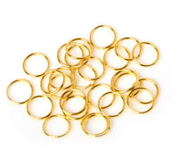 HKM-232211 200-Piece Alloy Hair Ring for Dreadlocks and Braids - 8mm & 10mm in Various Finishes