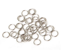 HKM-232211 200-Piece Alloy Hair Ring for Dreadlocks and Braids - 8mm & 10mm in Various Finishes