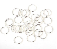 HKM-232211 200-Piece Alloy Hair Ring for Dreadlocks and Braids - 8mm & 10mm in Various Finishes
