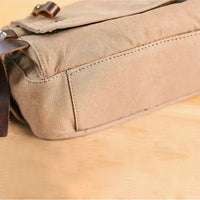 HKM-205331 Retro Canvas Waist Bag Waterproof Cotton Chest Bag for Men