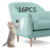 HKM-265555 Furniture Chair Anti-Scratch Stickers - 12PCS Plastic Protective Pad Set, White, 440*300MM