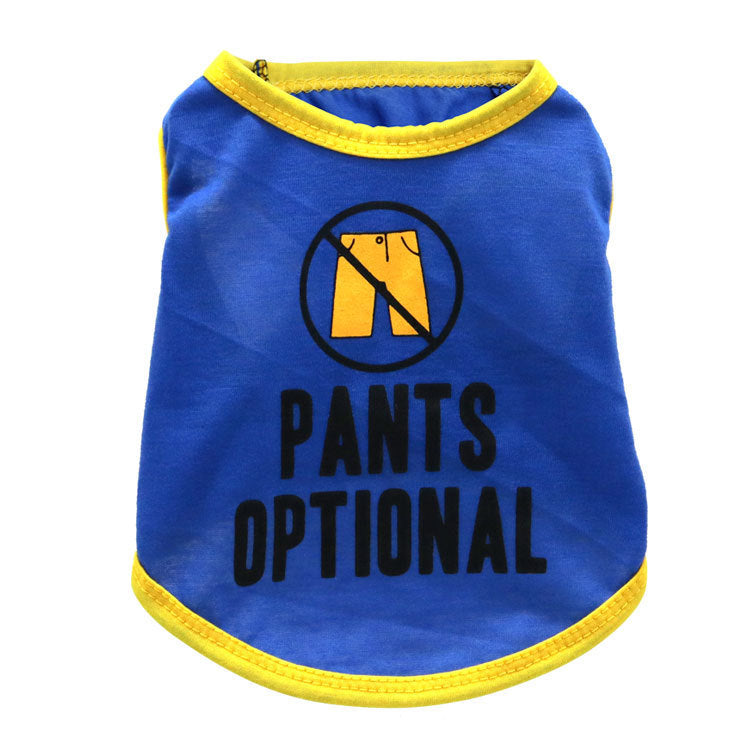 HKM-936787 Lightweight Breathable Vest for Small Dogs in Yellow, Royal Blue, and Sky Blue