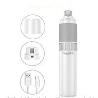 HKM-545555 USB Pet Nail Sharpener and Clipper - White ABS Material