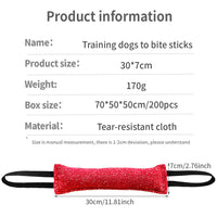 HKM-940051 Durable Dog Tug Chew Stick for Teeth Cleaning - Ideal Interactive Toy for Medium Breeds