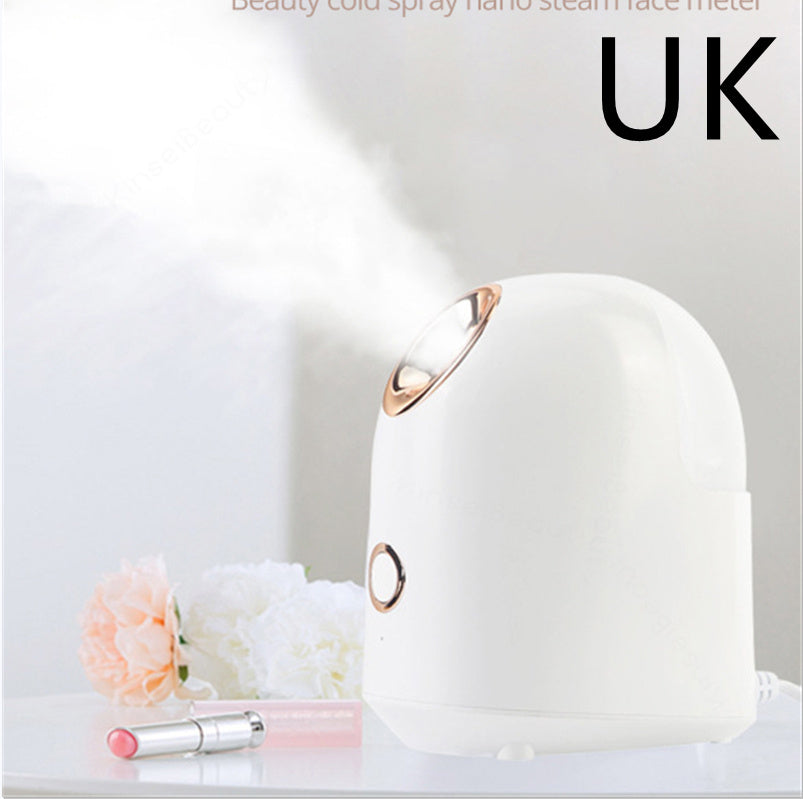 HKM-290387 Portable Beauty Steamer with 150ml Water Tank, ABS Material, 20-Minute Spray Time