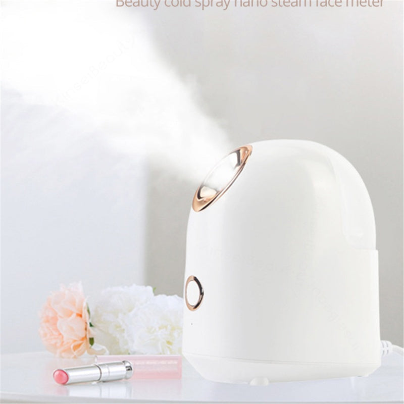 HKM-290387 Portable Beauty Steamer with 150ml Water Tank, ABS Material, 20-Minute Spray Time