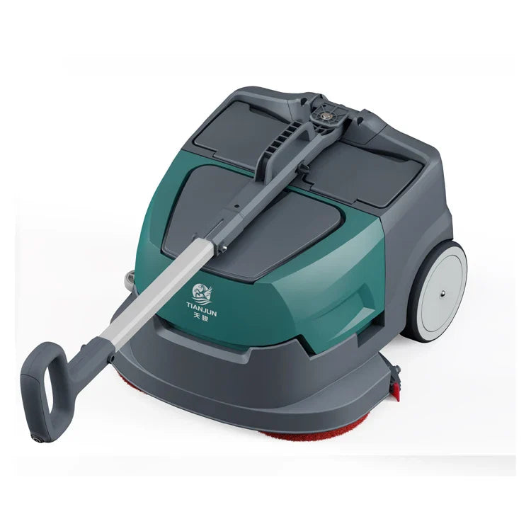 KTX-620819 Compact Hand Push Mini Walk Behind Floor Scrubber for Efficient Cleaning