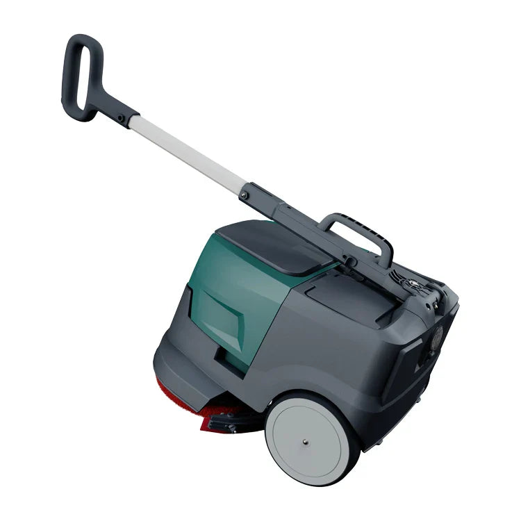 KTX-620819 Compact Hand Push Mini Walk Behind Floor Scrubber for Efficient Cleaning