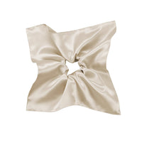 HKM-722579 Silk Square Hair Ring Accessories in Solid Colors - Navy Blue, Black, Gray Pink, Gold, Wine Red, Rose Gold, Light Brown