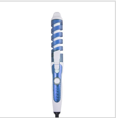 HKM-110099 Automatic Spiral Curling Iron with Tourmaline Ceramic, 16MM-20MM Diameter, 10 Heat Settings for Quick Styling