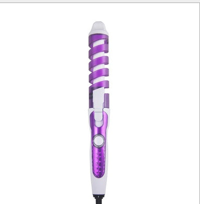 HKM-110099 Automatic Spiral Curling Iron with Tourmaline Ceramic, 16MM-20MM Diameter, 10 Heat Settings for Quick Styling
