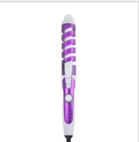 HKM-110099 Automatic Spiral Curling Iron with Tourmaline Ceramic, 16MM-20MM Diameter, 10 Heat Settings for Quick Styling