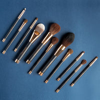 HKM-214739 Magnet Makeup Brush Set with Real Hair - Complete and Durable Tool Kit