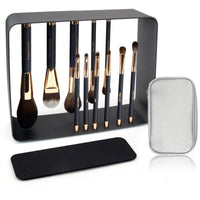 HKM-214739 Magnet Makeup Brush Set with Real Hair - Complete and Durable Tool Kit