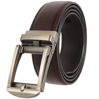 HKM-267411 3.5cm Automatic Flip Closure Buckle Belt for Men