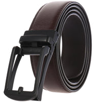 HKM-267411 3.5cm Automatic Flip Closure Buckle Belt for Men
