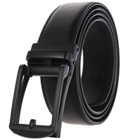 HKM-267411 3.5cm Automatic Flip Closure Buckle Belt for Men