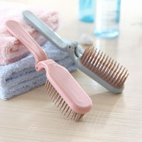 HKM-378259 Foldable Pet Brush for Travel, Soft Toothed Comb for Dogs and Cats