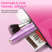 HKM-566547 Portable Electric Nail Drill Kit with Manicure Bits - User-Friendly and Lightweight Design
