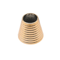 HKM-080723 Toothy Imitation Metal Large Ponytail Hair Tie - ABS Plastic, 4 Color Options, Stylish Design
