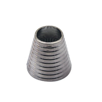 HKM-080723 Toothy Imitation Metal Large Ponytail Hair Tie - ABS Plastic, 4 Color Options, Stylish Design