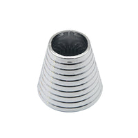 HKM-080723 Toothy Imitation Metal Large Ponytail Hair Tie - ABS Plastic, 4 Color Options, Stylish Design