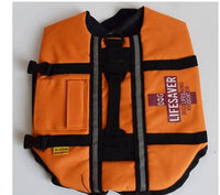 HKM-244051 Pet Life Jacket for Dogs - Durable Oxford Cloth and Nylon Fabric, Strong Buoyancy, Bright Orange Color